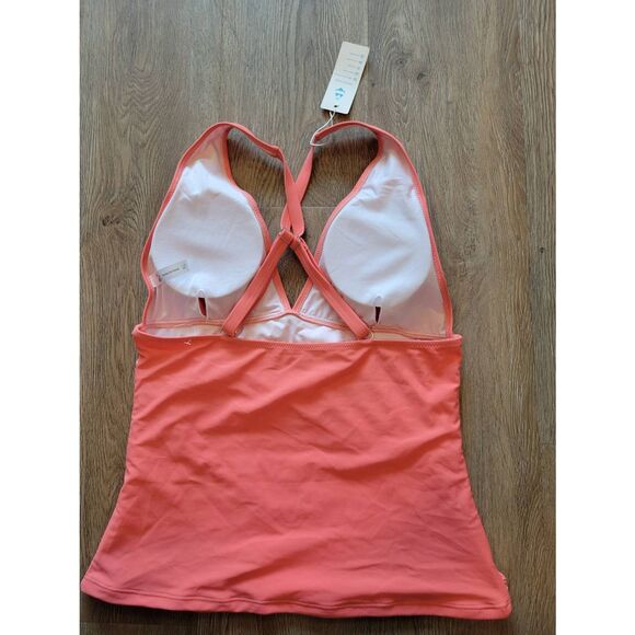 Halter swimwear swim top new xlg coral - Picture 5 of 5